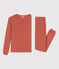 Pyjama en coton et lyocell femme rose BRANDY