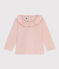 Blouse manches longues en coton bébé rose SALINE
