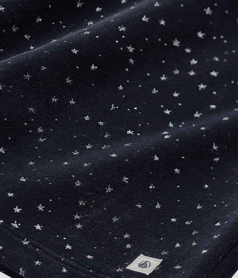 Pyjama fille en bouclette velours bleu SMOKING/gris ARGENT