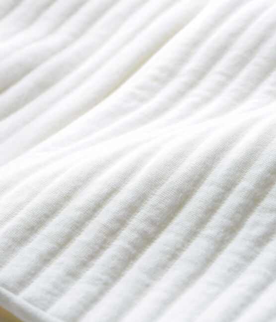 Cape bébé en tubique matelassé blanc MARSHMALLOW