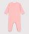 Dors-bien en bouclette velours rose