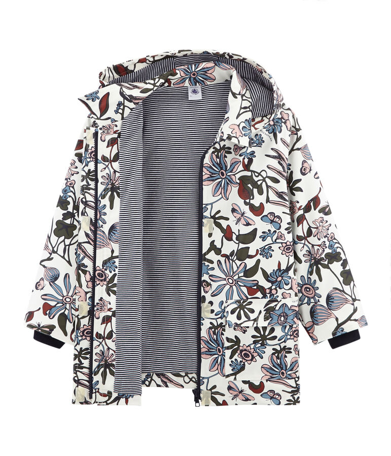 Cir&eacute; imprim&eacute; enfant fille blanc MARSHMALLOW/blanc MULTICO