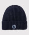 Bonnet enfant garçon-fille bleu SMOKING