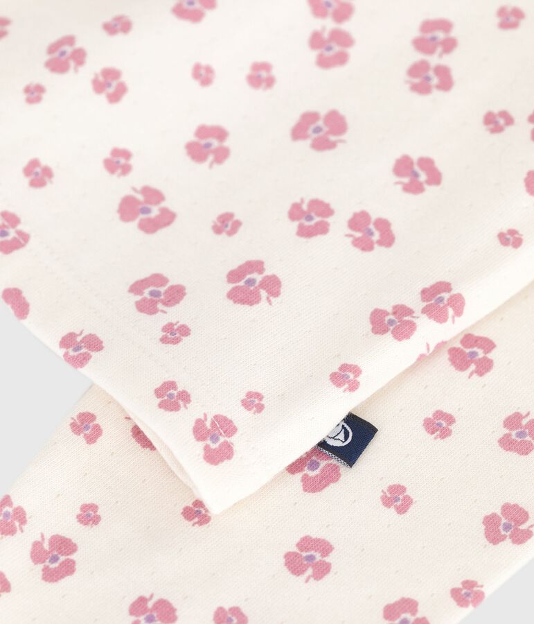 Cardigan enfant en coton imprim&eacute; MILK/ MULTICO