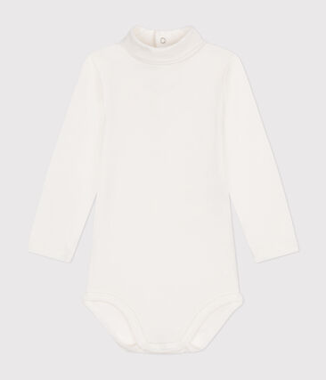 Body manches longues col roulé en coton bébé