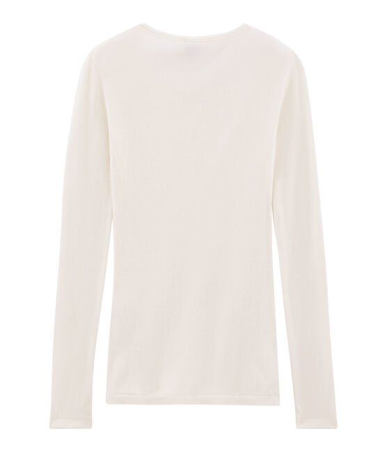Tee shirt chaud femme blanc MARSHMALLOW