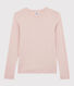 T-shirt col rond iconique en coton Femme