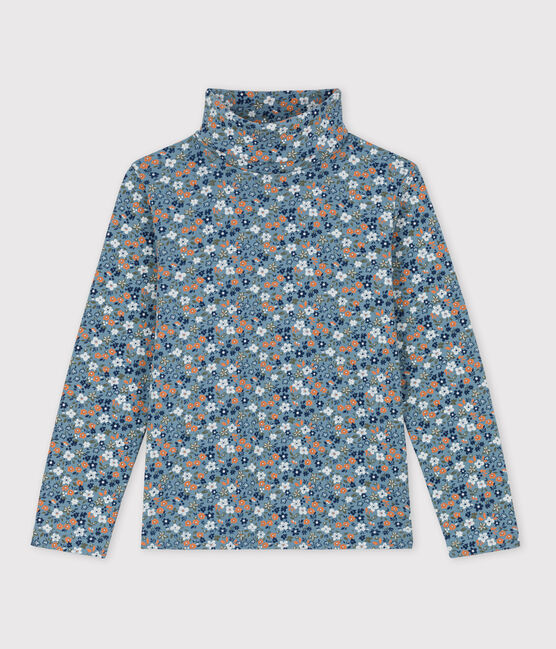 Sous-pull imprimé fleuri en coton enfant fille ROVER/ MULTICO