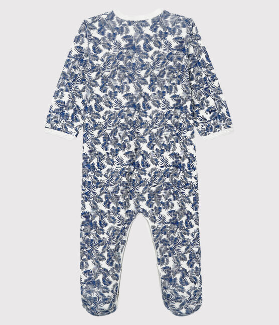 Dors bien bébé en côte blanc MARSHMALLOW/bleu MEDIEVAL