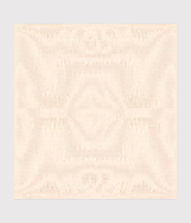 Couverture en tricot &eacute;cru