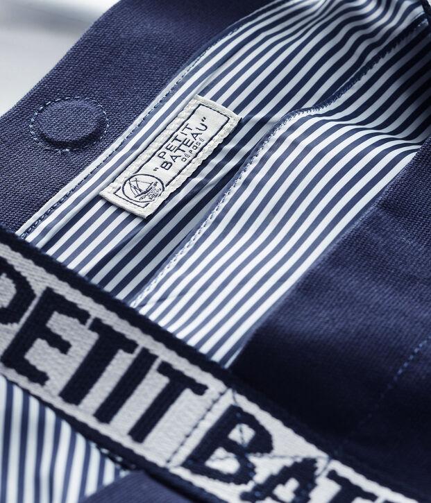 Sac cabas logo bleu marine