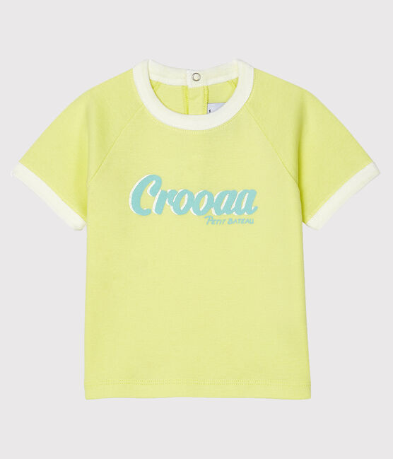 Tee-shirt manches courtes bébé garçon jaune SUNNY