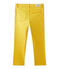 Pantalon garçon en gabardine jaune Ocre