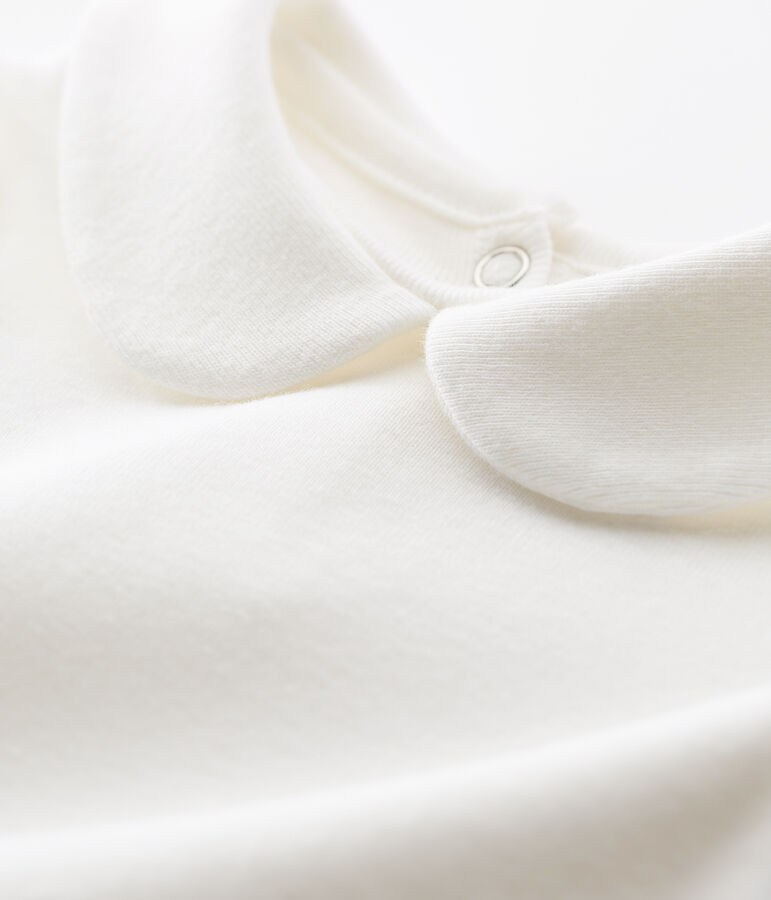 Body col Claudine b&eacute;b&eacute; fille blanc