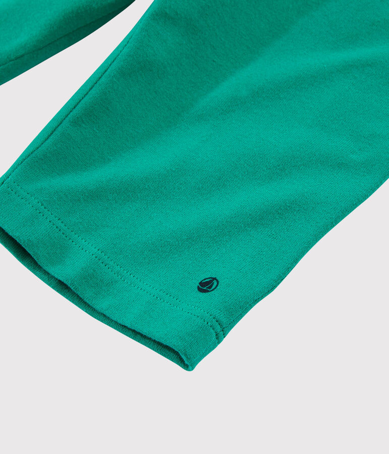 Bermuda en jersey enfant gar&ccedil;on vert GAZON