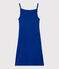 Robe à bretelles iconique en coton Femme bleu SURF