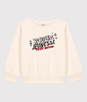 Sweatshirt imprimé en molleton enfant fille / garçon