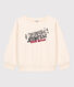 Sweatshirt imprimé en molleton enfant fille / garçon