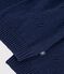 Cardigan b&eacute;b&eacute; en tricot laine et coton uni bleu marine