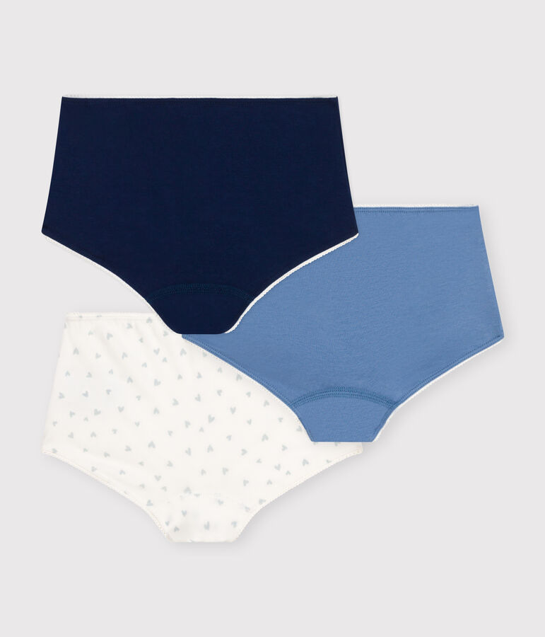 Lot de 3 shorties en coton et &eacute;lasthanne enfant variante 1