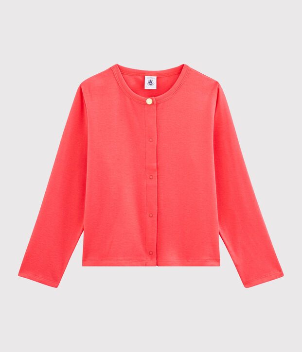 Cardigan enfant fille rose