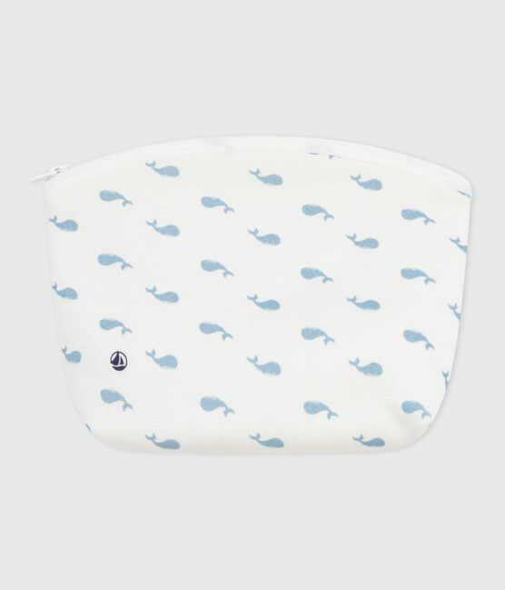 Pochette bébé en coton imprimé Paris blanc MARSHMALLOW/blanc MULTICO