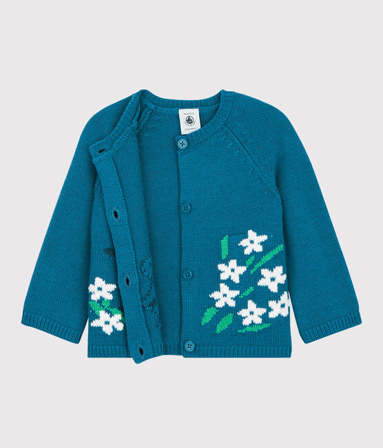 Cardigan en tricot bébé. MALLARD