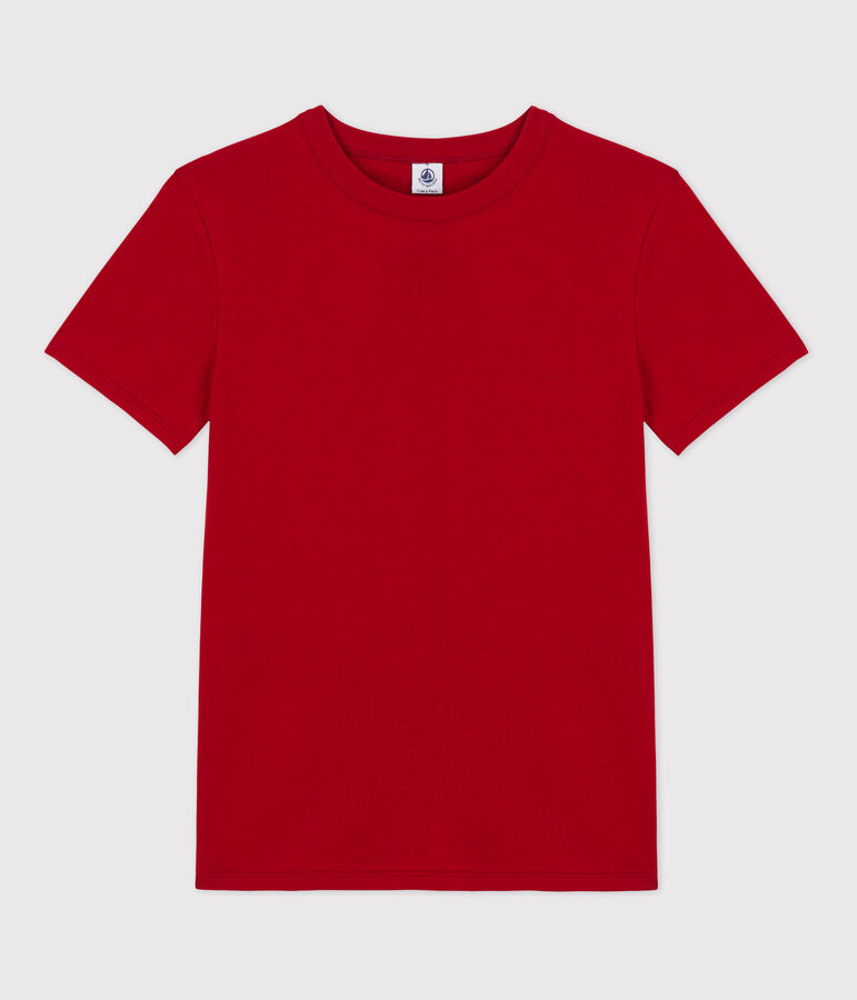 Tee-shirt L'ICONIQUE col rond en coton Femme rouge