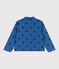 Veste enfant en coton cœurs bleu ALASKA FONCE/ MEDIEVAL