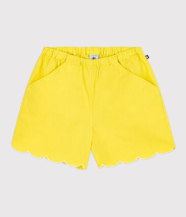 Short enfant en coton uni