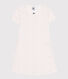 Chemise de nuit enfant en coton manches courtes à cœurs