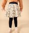 Jupe en molleton brossé enfant fille blanc AVALANCHE/ MULTICO