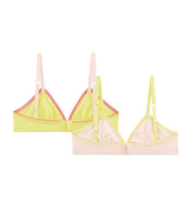 Duo de soutiens-gorge fille multicouleur