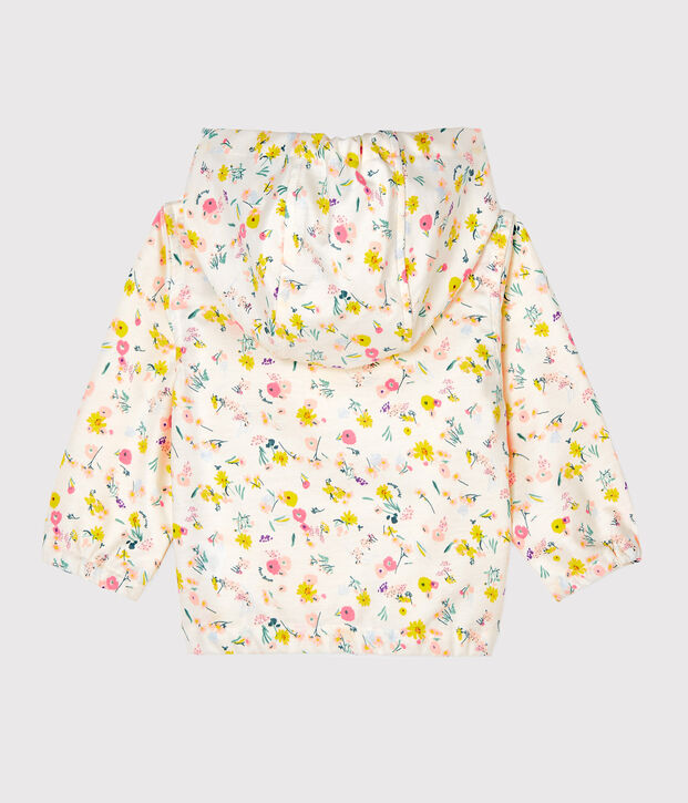 Coupe-vent imprim&eacute; b&eacute;b&eacute; mixte blanc/rose/multicouleur