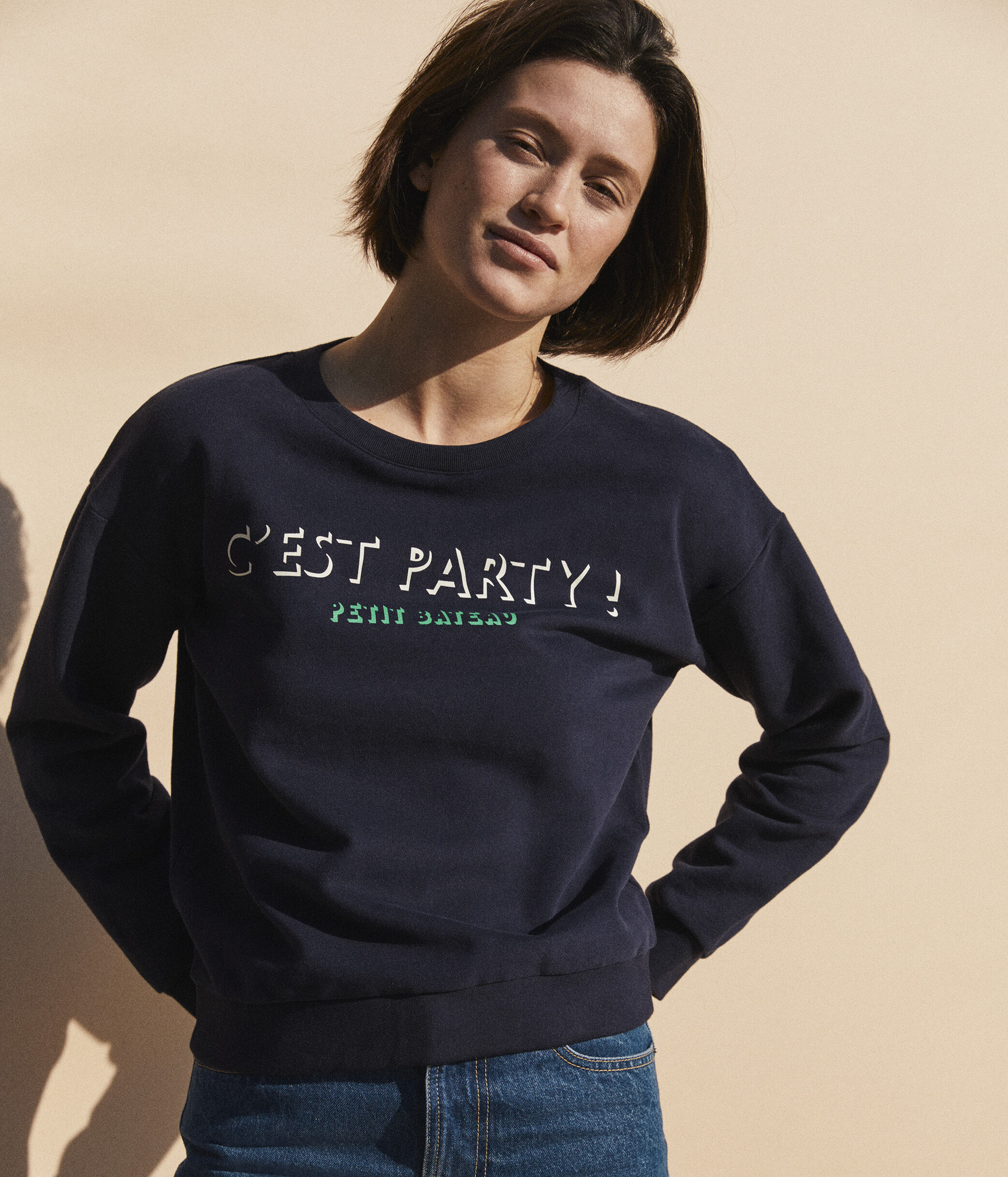 Sweat snoopy femme Petit Bateau