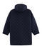 Coupe vent chaud long mixte bleu SMOKING