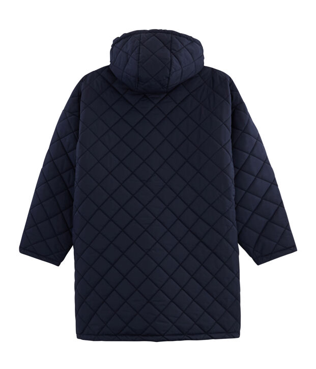 Coupe vent chaud long mixte bleu marine