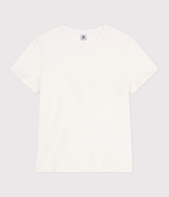 Tee-shirt Femme Le Droit en coton uni blanc MARSHMALLOW