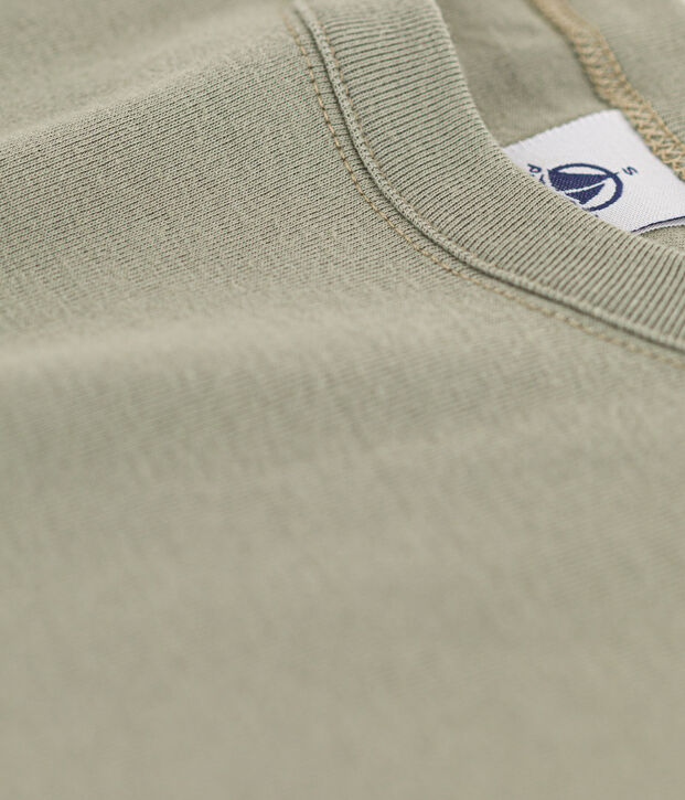 Tee-shirt L'ICONIQUE col rond en coton Femme vert