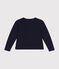 Cardigan en tubique enfant fille bleu SMOKING