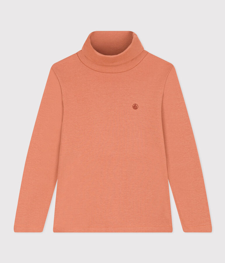 Sous-pull en coton enfant fille / gar&ccedil;on rose