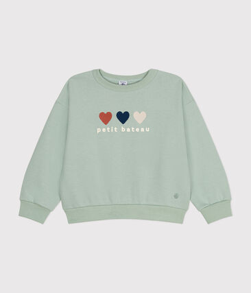 Sweatshirt en molleton enfant fille