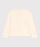 Cardigan en coton enfant fille écru AVALANCHE