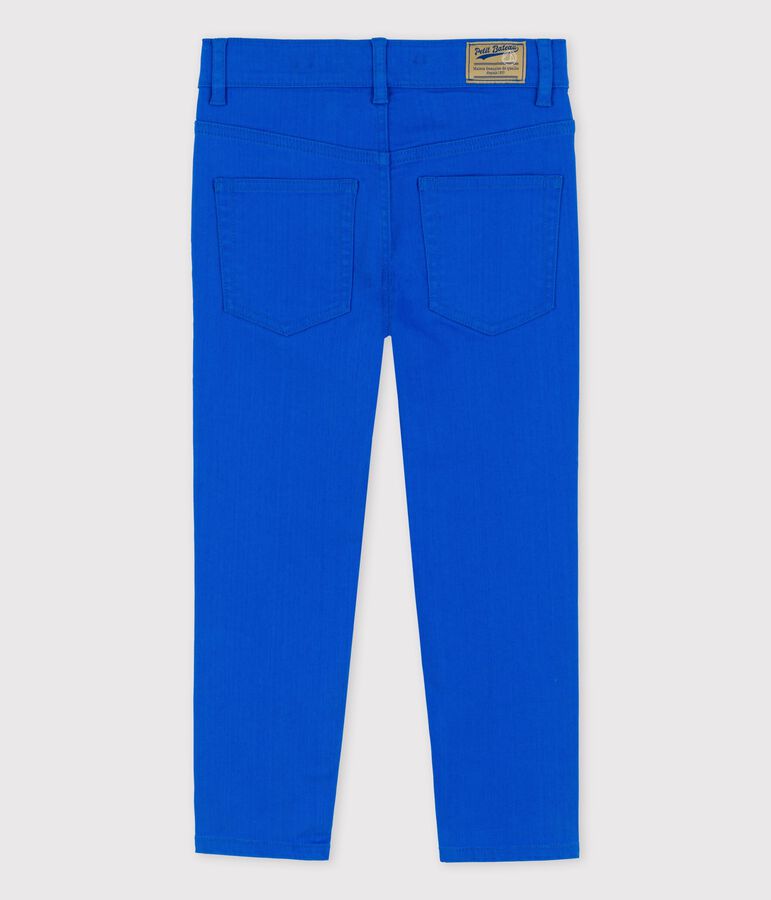 Pantalon en denim enfant fille / gar&ccedil;on bleu DELFT