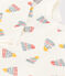 Pyjama bébé bonnets en molleton blanc MARSHMALLOW/blanc MULTICO