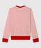 T-shirt marinière en coton Femme blanc MARSHMALLOW/rouge TERKUIT