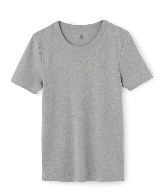 Tee-shirt manches courtes col rond homme gris SUBWAY CHINE