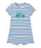 Combicourt bébé garçon marinière blanc FETA/bleu PERSE