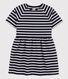 Robe manches courtes en coton enfant fille
