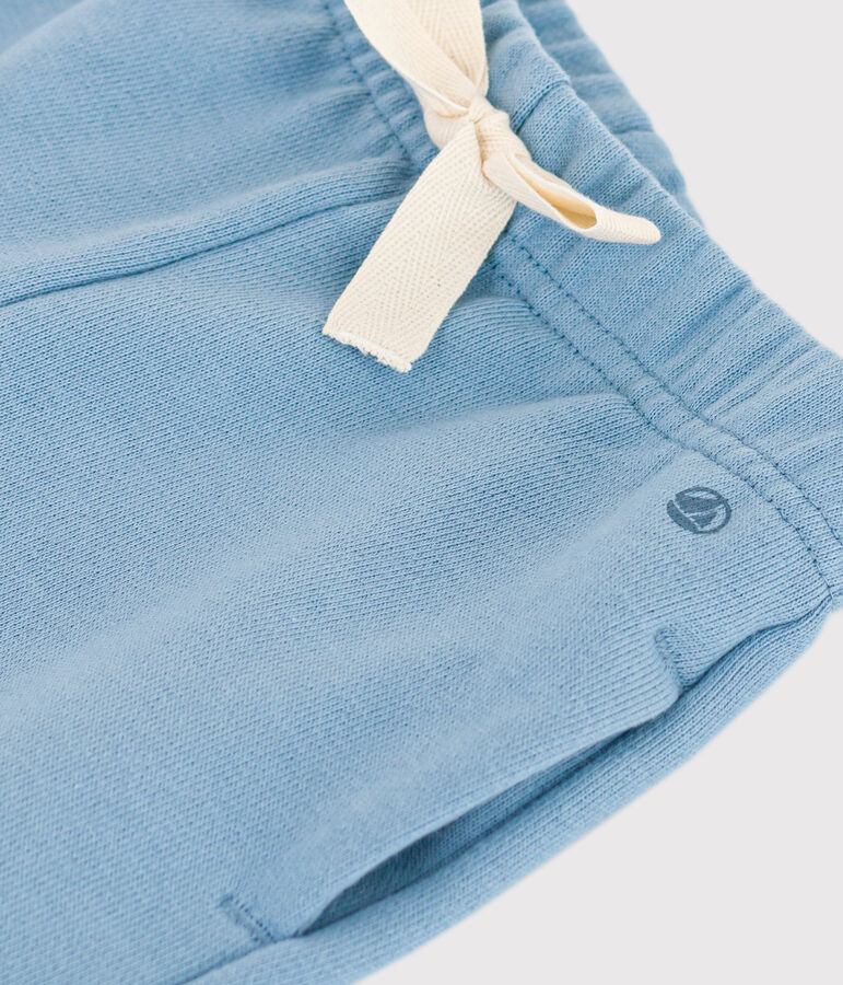 Pantalon en molleton b&eacute;b&eacute; bleu AZUL